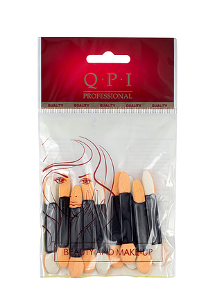 Аппликатор для теней qpi professional двусторонний 5,5 см 10шт. qa-02