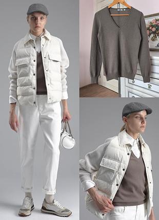 100% кашемир изысканный кашемировый свитер uniqlo