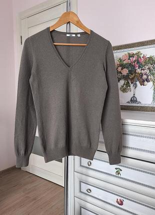 100% кашемир изысканный кашемировый свитер uniqlo