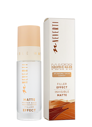 База праймер під макіяж матуюча neverti matte primer base ефект філера 32 мл (np300(001)) daily skin care