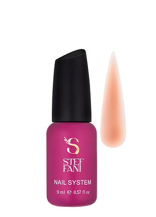 База для гель-лаку камуфлююча steffani cover base 9 мл, 06 бежево-рожева daily skin care