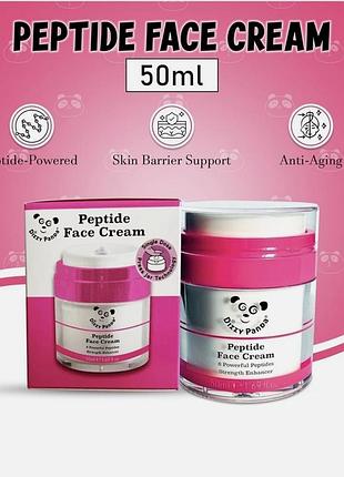 Dizzy panda peptide face cream 50 мл — пептидний крем для обличчя з 8 пептидами