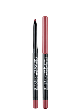 Карандаш для губ водостойкий topface stylo lipliner матовый no 008 темно-коралловый (pt618) daily skin care