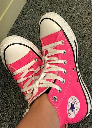 Конверси, кеди converse chuck taylor all star fuxia