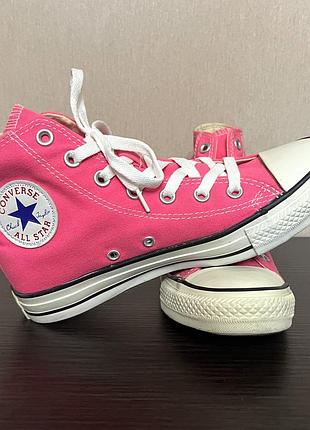 Конверси, кеди converse chuck taylor all star fuxia