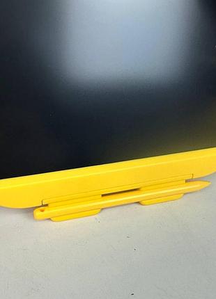 Детский планшет доска для рисования lcd медведь, планшетка для художества мишка детская 12 дюймов желтый 6