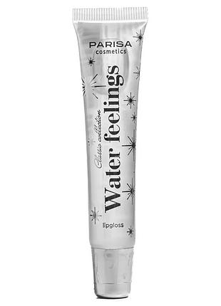 Блиск для губ прозорий parisa water feelings lg-101, 16 мл daily skin care