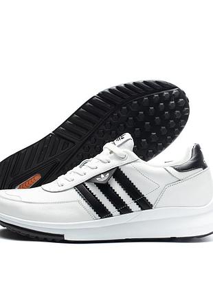 Мужские кожаные кроссовки white