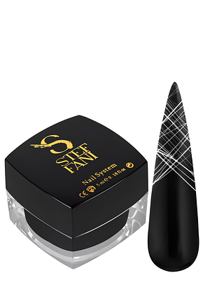 Гель-павутинка для дизайну нігтів steffani spider gel 5 мл, білий daily skin care