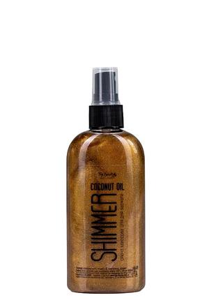 Масло для загара с шиммером spf15 top beauty 100 мл