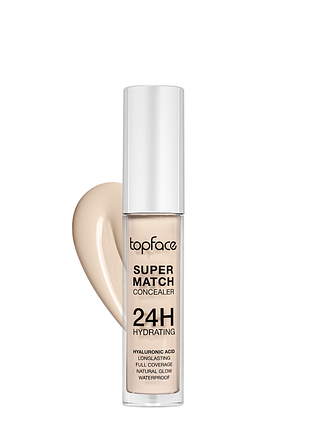 Консилер для лица topface super match concealer 24h, 002 porcelain/порцеллянцевый daily skin care 2