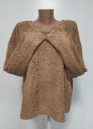 Женская кофта мягушка тедди xxl/xxl ог 134-140