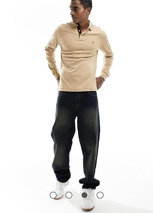 Оригінал поло лонгслів polo ralph lauren (розмір l, custom slim fit, certilogo)