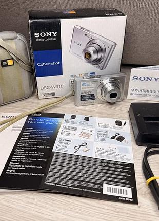 Цифровой фотоаппарат sony dsc-w610 как новый😍