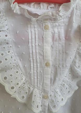 Блузка zara на 4-5 лет 2