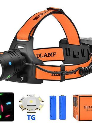 Налобний ліхтар із флуоресцентним забарвленням bl-t210