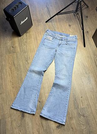 Кльош джинси diesel y2k / w29 l30 / світло-блакитні