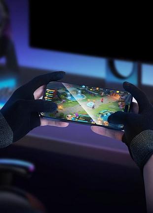 Перчатки игровые hoco на 4 пальца для сенсорных телефонов черные