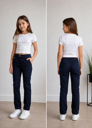 👖 дитячі шкільні штани темно-сині
