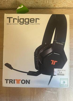 Ігрові навушники tritton trigger для xbox 360 з мікрофоном