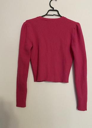 Zara шикарна рожева кофта 2
