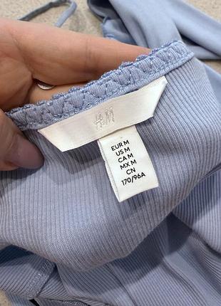 Кофта лонгслів блакитна h&m 4