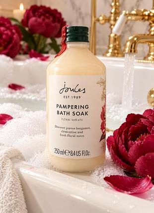 Joules pampering bath soak floral wreath 250 мл — засіб для ванни