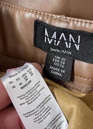 Штани шкіряні boohoo р.46 10