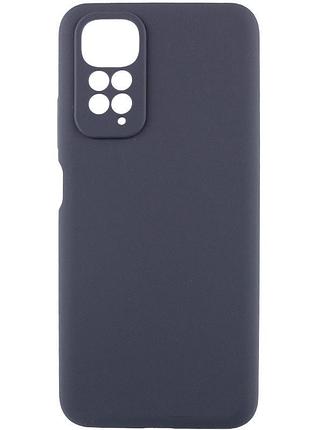 Чехол silicone cover lakshmi full camera (aaa) для xiaomi redmi note 11 (global) / note 11s серый / dark gray