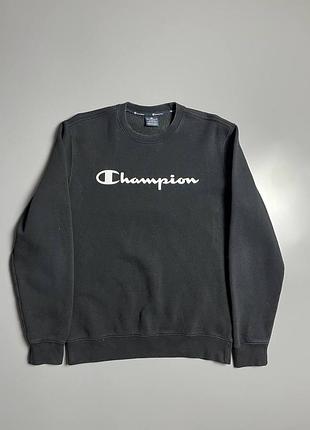 Світшот champion чорний l теплий