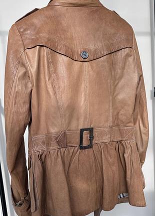 Шкіряна куртка burberry 2
