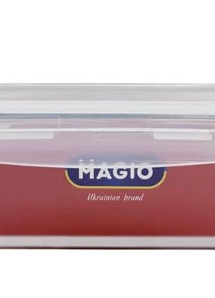 Контейнер для хранения еды magio mg-1264 стеклянный 1 л прозрачный