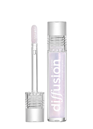 Блиск для губ parisa cosmetics diffusion з голографічним ефектом dfg-03, 01 рожевий daily skin care