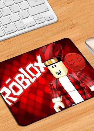 Универсальный коврик для мышки с принтом roblox 22х18 см