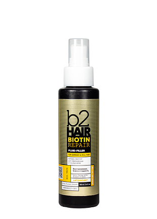 Відновлюючий спрей-філер з біотином для волосся b2 hair 100 мл daily skin care