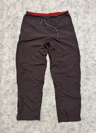 Винтажные нейлоновые спортивные штаны nike vintage y2k nylon pants (оригинал)