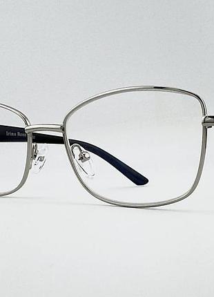Готовые очки для зрения irina ross ir77712 c1 silver с антибликом и флексами (+0.50...+6.00 / -0.50...-8.00)