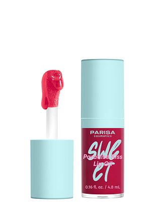 Блиск масло для губ parisa cosmetics sweet lo-105, 03 малиновий daily skin care