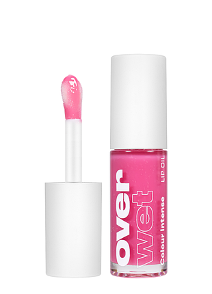 Олія для губ зволожувальна з відтінком colour intense lip oil over wet, 201 рожева