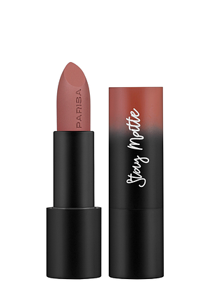 Помада для губ матова parisa cosmetics stay matte l-08, 202 toast рожево-коричнева