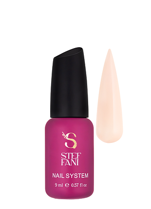 Топ для гель-лаку камуфлюючий кольоровий steffani top color 9 мл, 01 світлий бежевий daily skin care