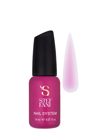 База для гель-лаку камуфлююча steffani cover base 9 мл, 07 лілово-рожева світла daily skin care