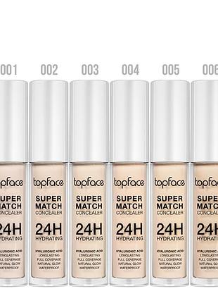 Консилер для лица topface super match concealer 24h, 003 light sand/светлый песочный daily skin care 5