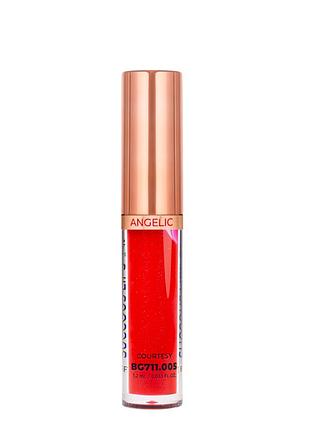Помада для губ жидкая bogenia angelic 3d effect с витамином e bg711, 005 courtesy daily skin care 4