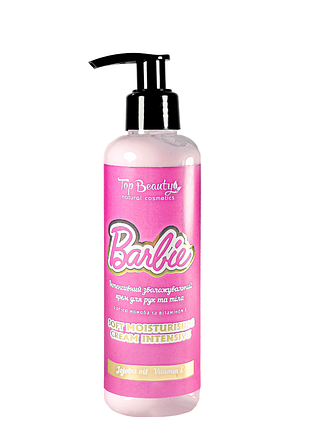Крем для тіла та рук парфумований top beauty cream barbie, 200 мл daily skin care