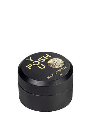 Гель-лак с глиттером для маникюра youposh glitter color профессиональный 5 мл, 01 золотистый daily skin care