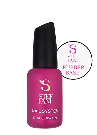 База для гель-лаку каучукова steffani base rubber, 17 мл daily skin care