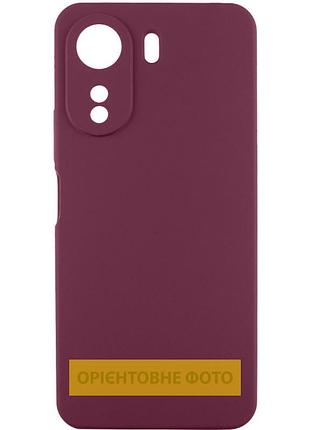 Чохол silicone cover lakshmi full camera (aaa) для xiaomi 17t pro бордовий / plum