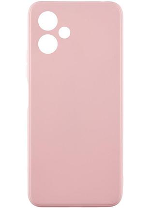 Силіконовий чохол candy full camera для samsung galaxy a08 / a07 рожевий / pink sand