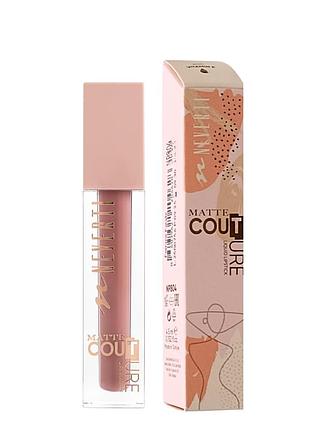 Помада для губ матова neverti matte couture liquid (np804), 108 pure silk темно-бежева daily skin care